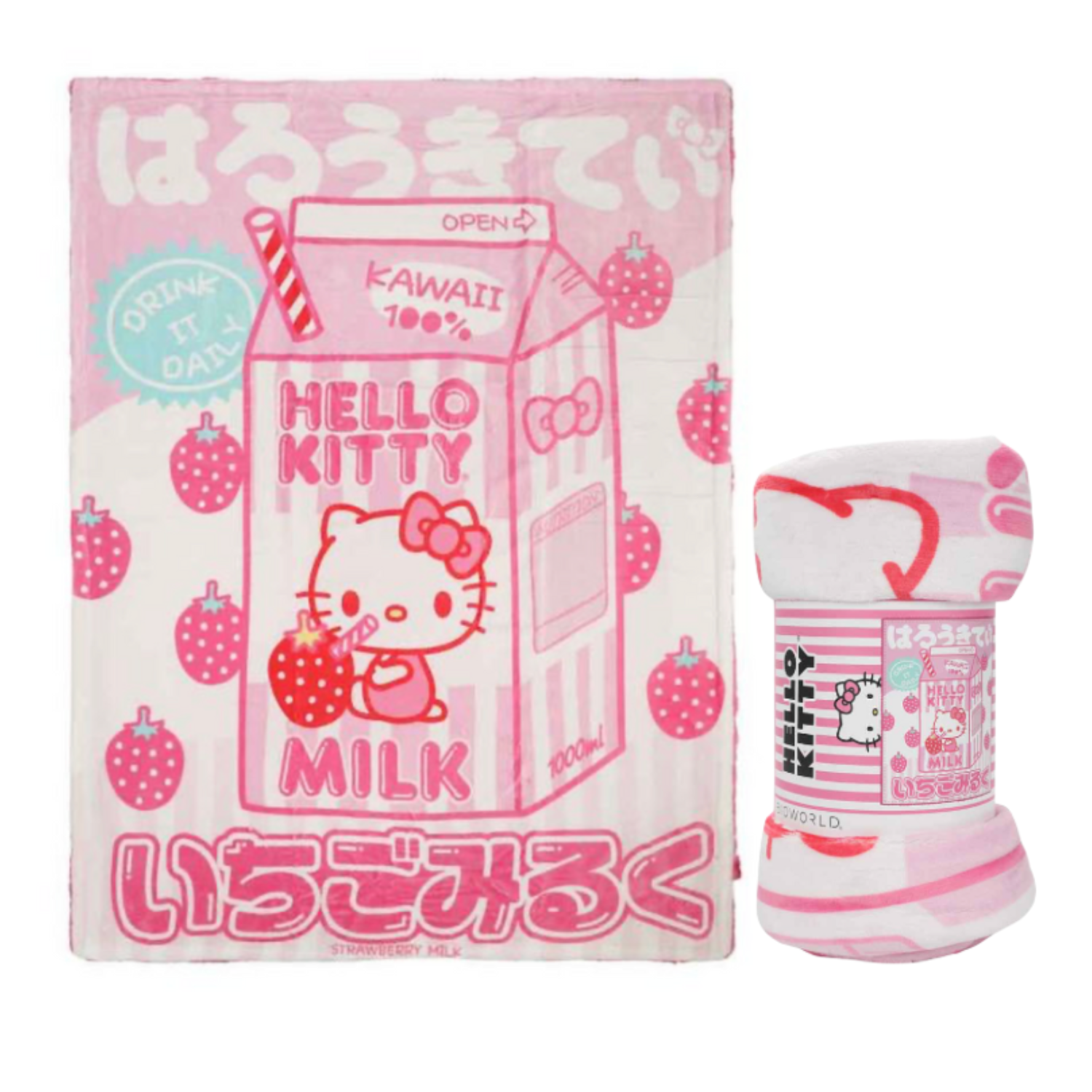 Hello Kitty Strawberry Milk Limited Edition Bundle